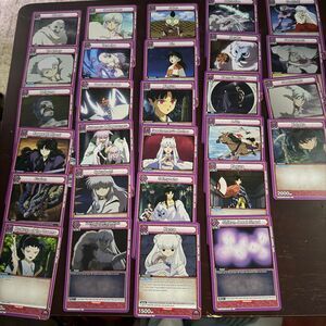Inuyasha Union Arena – Complete Purple Bulk Lot – 28 Different Cards